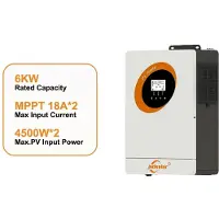 OEM Inversores solares híbridos, salida de onda sinusoidal pura, tecnología de carga MPPT, modelo JPV-6KW
