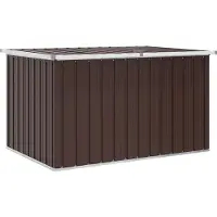 vidaXL Caja para jardín, color marrón, 150x101x91 cm