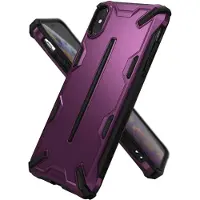 Lux-Case Ringke DUAL X para iPhone XS Max - Morado Metálico