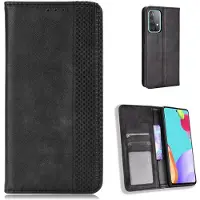 Lux-Case Funda de piel Bofink Vintage Samsung Galaxy A72 5G - Negra