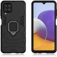 Lux-Case Funda Ring Guard - Samsung Galaxy A22 4G - Negro