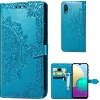 Lux-Case Funda abatible Mandala Samsung Galaxy A02 - Azul