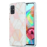 Lux-Case Funda mármol Samsung Galaxy A71 - Rosa
