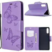 Lux-Case Funda abatible Butterfly Sony Xperia L4 - Morado