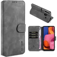 Lux-Case Funda DG.MING Samsung Galaxy A21 Retro - Gris