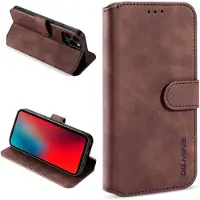 Lux-Case Funda DG.MING iPhone 13 Pro Retro - Café