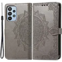 Lux-Case Funda abatible Mandala Samsung Galaxy A23 - Gris