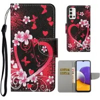 Lux-Case Funda abatible Wonderland Samsung Galaxy A22 4G - Corazón