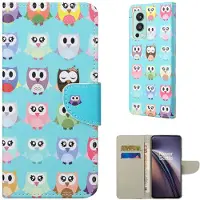 Lux-Case Funda abatible Wonderland OnePlus Nord 2 5G - Búhos Bonitos