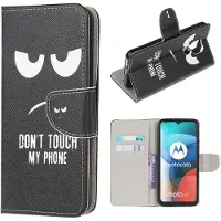 Lux-Case Funda abatible Wonderland Motorola Moto E7 - No Toques Mi Teléfono