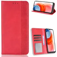 Lux-Case Funda de piel Vintage Bofink Motorola Moto G Play (2021) - Roja
