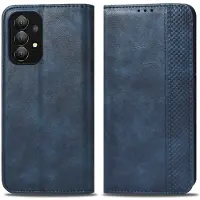 Lux-Case Funda de piel Bofink Vintage Samsung Galaxy A73 - Azul