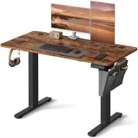 OEM Escritorio de altura ajustable, eléctrico, de 120x60 cm, con puerto USB-C