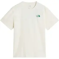 The North Face Camiseta 'M CAMPFIRE RELAXED SS TEE' verde oscuro / blanco lana