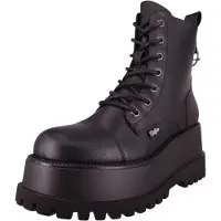 Buffalo Botines con cordones negro