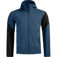 Ortovox - Ropa para esquí de travesía - Ortler Softshell Plus Jacket M Blue Nunatak de Softshell - Talla S - Azul