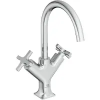 Ideal standard BD151AA. Grifo para lavabo Joy Neo con desagüe automático.