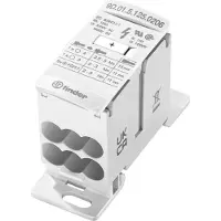 Finder Bloque de distribución de energía , modelo 9D.01.5.125.0206, 125A, 1000V AC, 1 unidad.