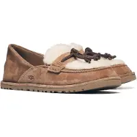 Ugg para mujer. 1182151 Mocasines de Piel Zora Loafer marrón (41), Plano, Ninguno, Casual, outlet 2026.