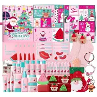 OEM Calendario de adviento de belleza 2026, con 24 productos, diseño de sandía, set de regalo