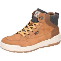 Rieker Botas con cordones marrón oscuro / curry / gris oscuro