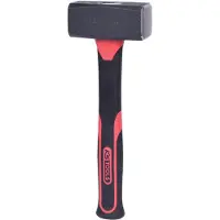 Ks Tools 142.5126, Perlík, Ocel, Fibra de vidrio, Negro, 26 cm, 1,36 kg