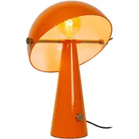 Lucide BARONE - Lámpara de mesa – naranja, 38 cm, 52 cm
