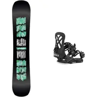 Nidecker - Packs (snowboard + fijaciones) - Pack Cheat Code Women 2027 de Madera - Verde