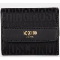 Moschino Wallet Black Talla: OS | Billeteras Outlet | Mujer | Negro
