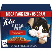 Purina Comida Húmeda Para Gatos Felix Selección Campestre 120x85g