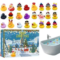 Generisch Calendario de Adviento 2026 24 Días Cuenta Atrás Piezas de Colección Adorno Patos de Goma