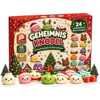 Generisch Calendario de Adviento 2026 con Squishy Lindo Dumpling Calendario de Adviento Squishy V Red
