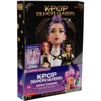 Cinereplicas KPop Demon Hunters Calendario de Adviento 2026-24 Regalos Incluye Artículos de Papelería y Pequeños Accesorios Licencia Oficial