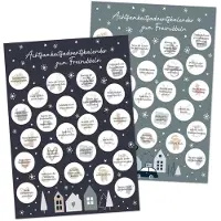 Papierdrachen Calendario de Adviento 2026 para Rascar CALENDARIO DE ADVIENTO INTERACTIVO Mindfulness