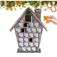 Generisch Casa navideña Calendario de Adviento Calendario de cuenta regresiva navideño