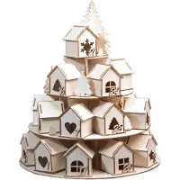 Generisch Calendario de Adviento Navideño Casa Decoración Para Fiestas y Celebraciones de Adviento