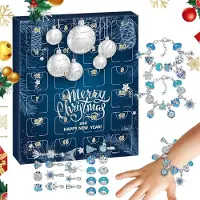 Generique Calendario de Adviento con Joyas para Mujer 24 Días Navidad con Pendientes
