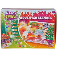 Simba 105953614 Glibbi Calendario de Adviento 24 Sorpresas Juguete para el Baño Diversión Bomba de Baño Glibber Slime Bola de Baño a partir de 3 Años