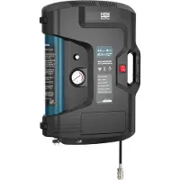 HBM compresor de aire de pared y portátil sin aceite, 2 litros, 8 bar, 1,2 CV