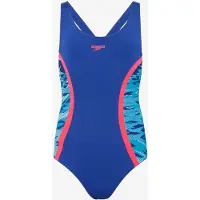 Speedo - Kid's Hyperboom Splice Muscleback Swimsuit - Traje de baño size 116, azul