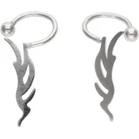 GRASSLAND Pendientes plata