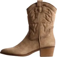 Xti para mujer. 14430703-BEIGE Botas 144307 marrón (39), 3 a 5cm, Cremallera, Casual, outlet 2026.