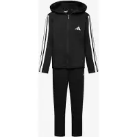 Adidas Chándal 'ESSENTIALS' negro moteado / blanco
