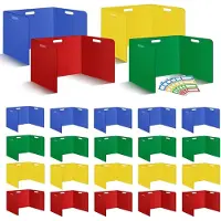 OEM Pantalla divisoria para escritorio plegable, paquete de 24 unidades, protector de privacidad, varios colores