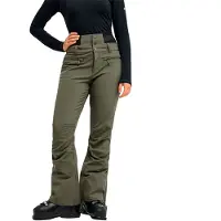 Roxy - Women's Rising High Ski Pants - Pantalones de esquí size M, oliva