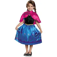 Disney Frozen Disfraz De Niña Disney Frozen Anna Travel Classic