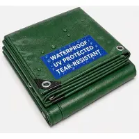Merkloos Lona impermeable de 2x6 metros con ojales