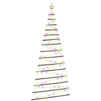 Syfax Árbol de Navidad Colgante 210 cm 130 LED Multicolor