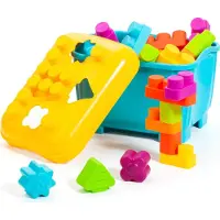 MOLTO Bloques De Construcción Y Rompecabezas Suaves Con Juego De Construcción 15 Piezas