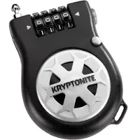 Kryptonite Candado De Cable R2 Retractor Combo